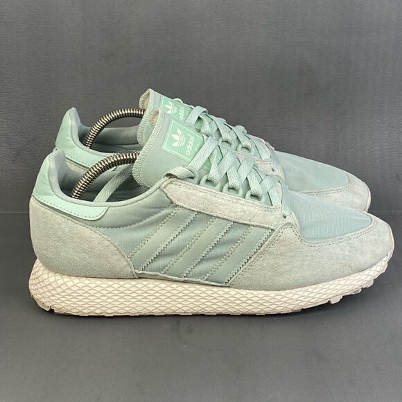 adidas Shoes - Adidas Forest Grove Womens sneaker Shoes Ash Green size  9.5